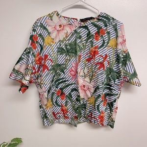 Zara Floral Top